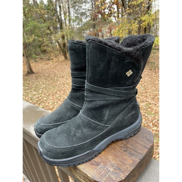 Columbia Sz 8.5 Namara BL1258 Water Resistant EVA Omni-Grip Suede Snow Boots - Picture 2 of 8